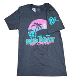 Red Dirt Unisex Miami Vice Dark Heather Grey T-Shirt