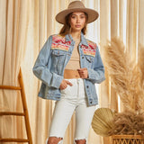 Andree Unit Women's Denim Aztec Jacket
