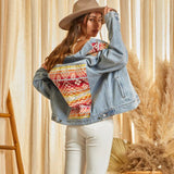 Andree Unit Women's Denim Aztec Jacket