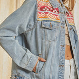 Andree Unit Women's Denim Aztec Jacket