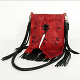 American Darling Red Leather Crossbody