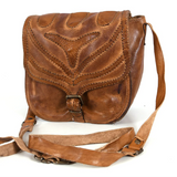 Nevermind Brown Leather Crossbody