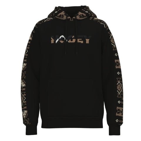 Hooey Youth Black/Tan Aztec Hoody