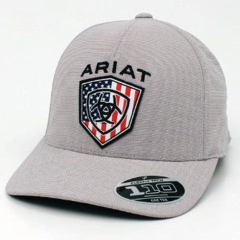 Ariat USA Flag Grey Cap