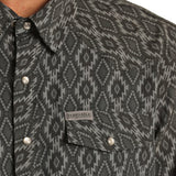 Panhandle Slim Men's Black/Grey Aztec Shirt