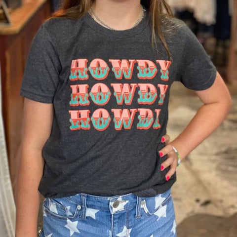 J Forks Kid's Howdy Howdy Howdy T-Shirt