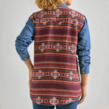 Wrangler Women's Denim Aztec Shirt