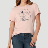Wrangler Women's Peach OTRA T-Shirt