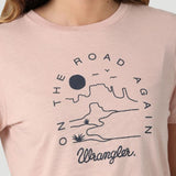 Wrangler Women's Peach OTRA T-Shirt