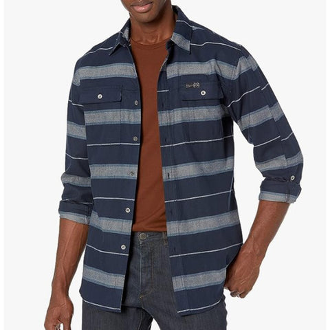 Wrangler Men's ATG Dark Sapphire Flannel