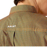 Ariat Men's Blue/Orange Hearts Shirt