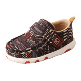 Twisted X Infant Black Multi Color Velcro Moccs