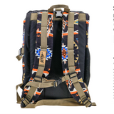 Hooey " Topper " Black/Orange Aztec Backpack