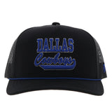 Hooey Dallas Cowboy's Black Cap