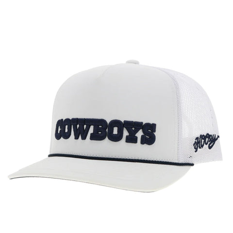 Hooey Dallas Cowboys White Cap