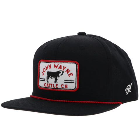 Hooey John Wayne Black/Red/White Cap