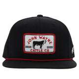 Hooey John Wayne Black & Red/White Cap