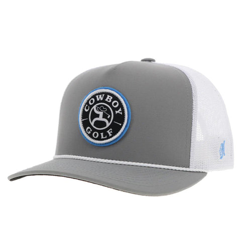 Hooey Cowboy Golf Grey/White Cap