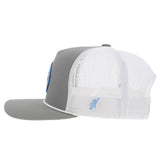 Hooey Cowboy Golf Grey & White Cap