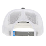 Hooey Cowboy Golf Grey & White Cap