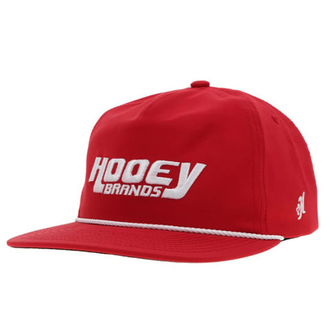Hooey "White Knuckle" Red & White Cap