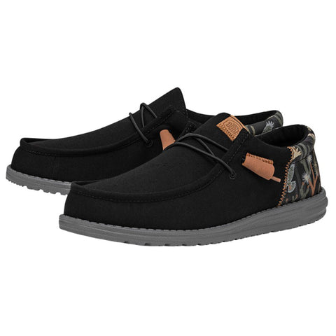 Hey Dude Men's Wally Funk Oasis Black