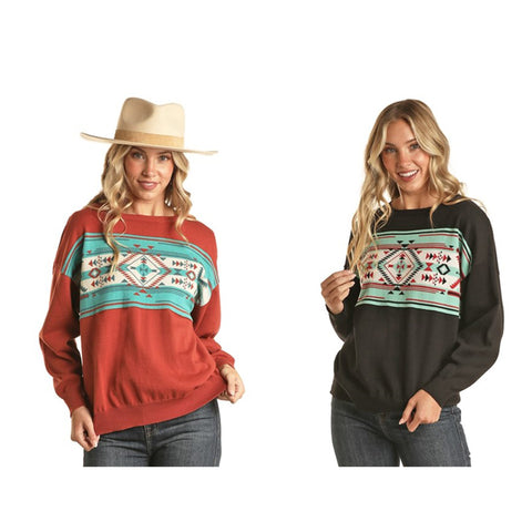 Rock & Roll Women's Aztec Pullover
