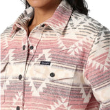 Wrangler Women's Pink/White Aztec Shacket