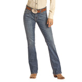 Rock & Roll Denim Women's Petal Stitch Embroidered Jean