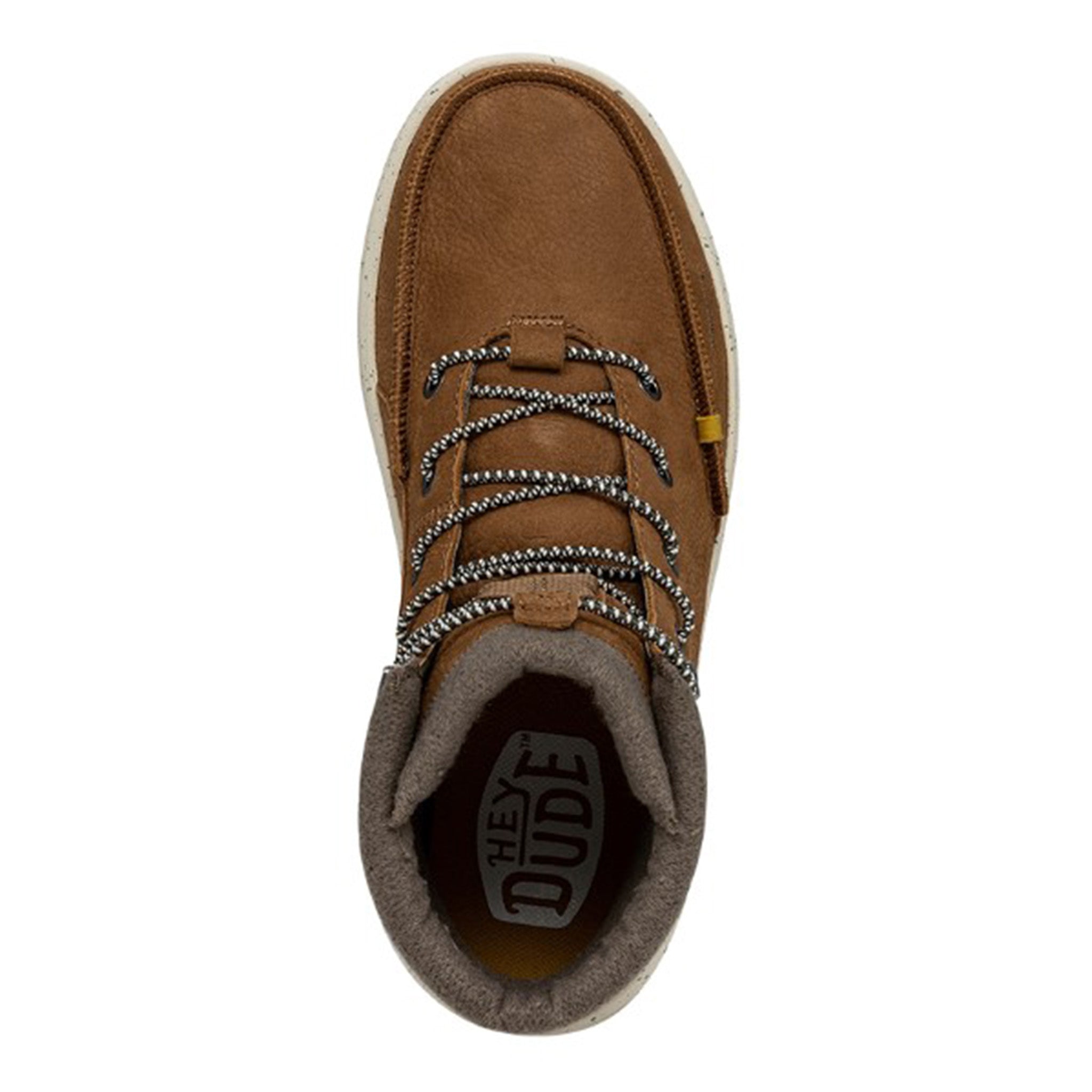 Hey Dude Bradley Boot Leather Cognac Mens 10 Water Repellent Chukka 40189-21N Amazon.com | HEYDUDE Men main image 3