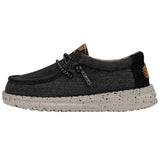 Hey Dude Toddler Wally Washed Canvas Black