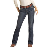 Rock & Roll Women's Dark Wash Rope Stitch Bootcut