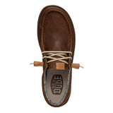 Hey Dude Men's Wally Grip Leather Brown