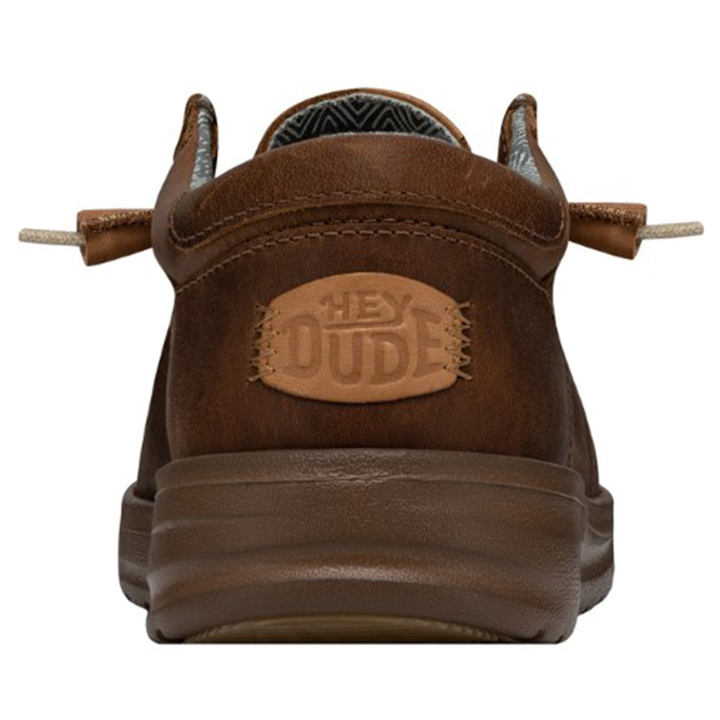 Hey Dude Men's Wally Grip Leather Brown – Western Edge, Ltd.