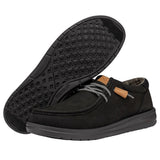 Hey Dude Men's Wally Grip Leather Black