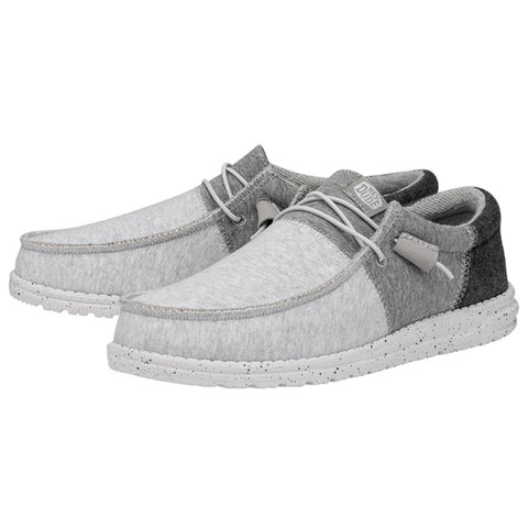 Hey Dude Men's Wally Tri Varsity Grey Shoes