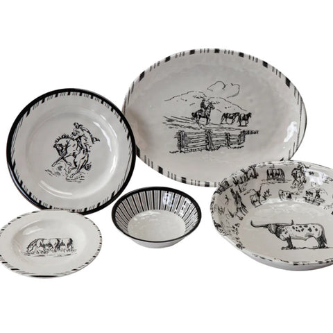 Ranch Life Melamine Dish Set