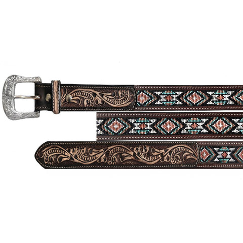 Western Fashion Men's Pastel SW Bead Belt