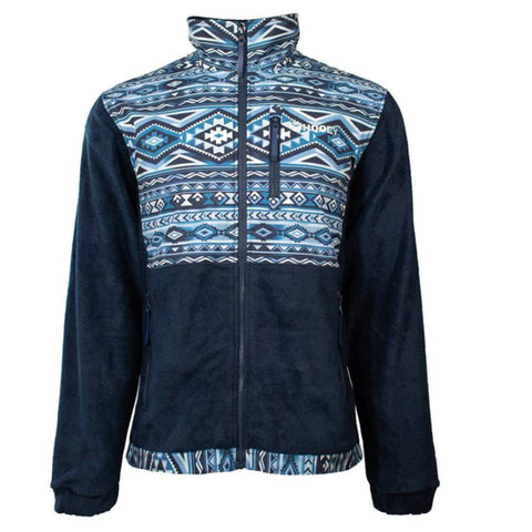 Hooey Youth Navy Aztec Fleece