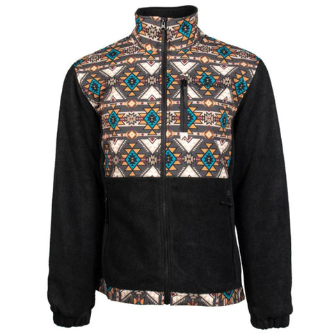 Hooey Youth Brown/Tan Aztec Fleece