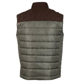 Hooey Men's Olive/Brown Packable Vest