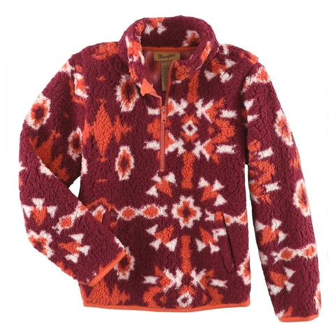 Wrangler Kid's Berry Sherpa Pullover