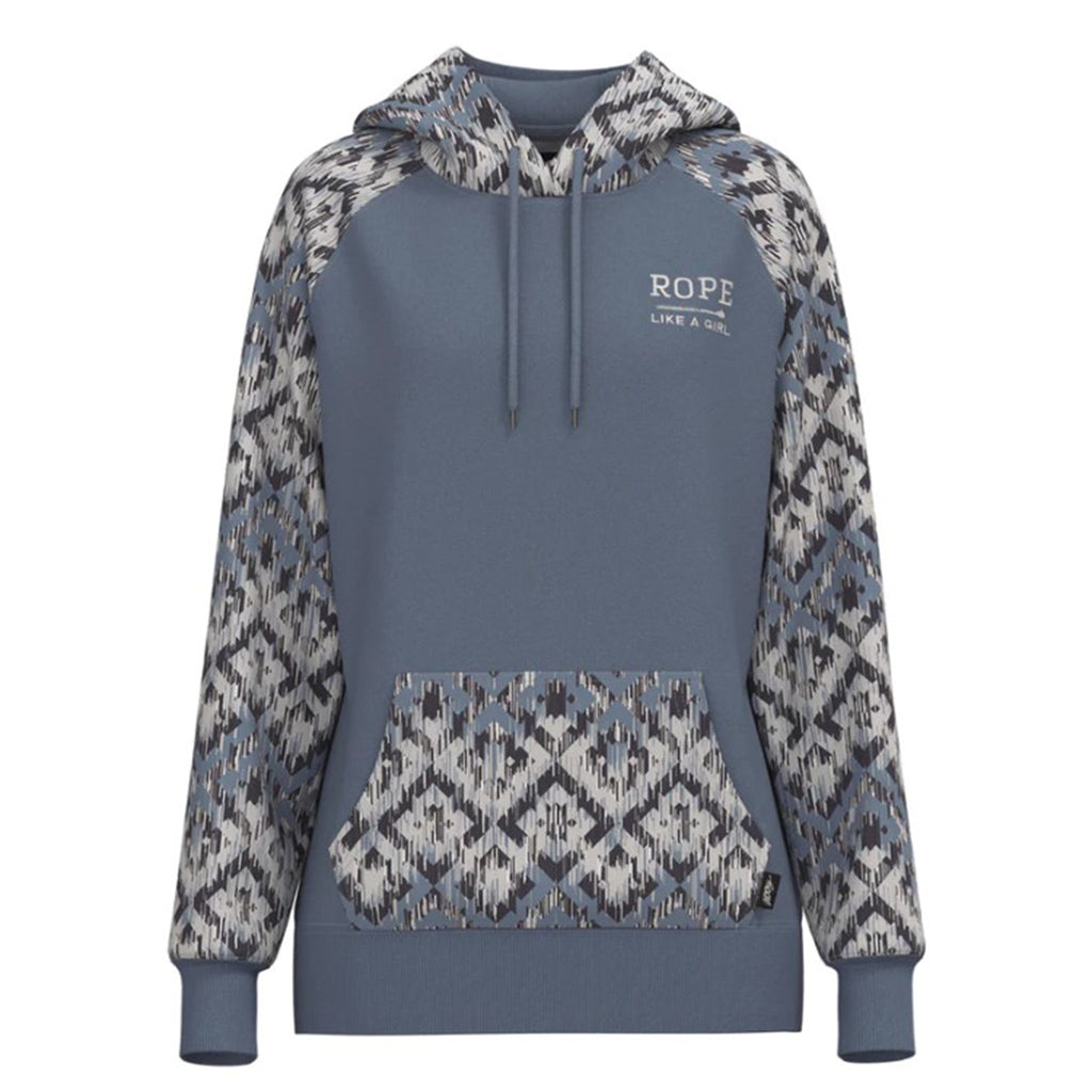Hooey Women's Blue RLAG Hoodie Western Edge, Ltd.