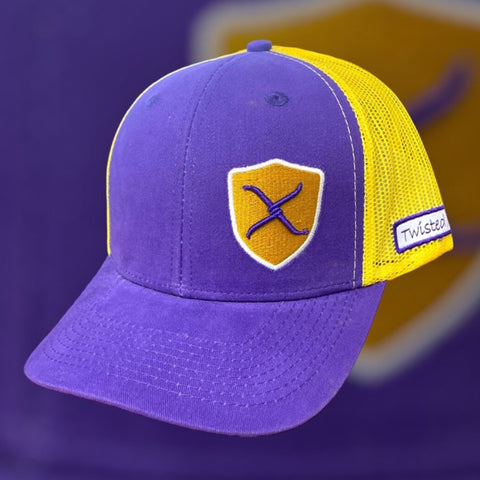 Twisted X Purple/Yellow Cap