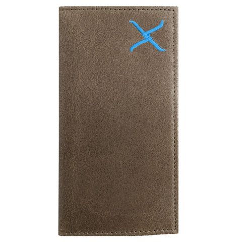 Twisted X Distressed Turquoise Wallet