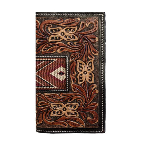 Twisted X Floral Beaded Rodeo Wallet