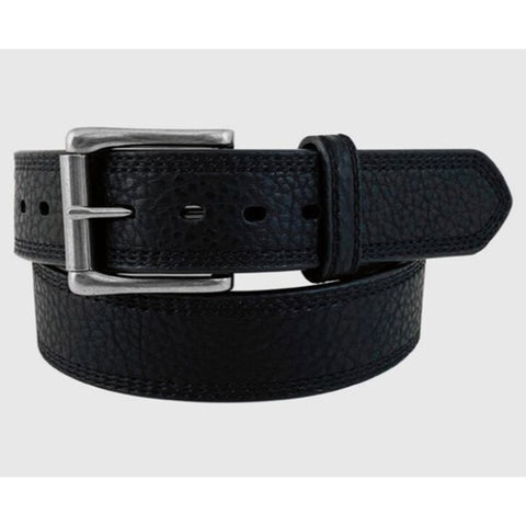 Gem Dandy Men's Black Pebble Grain Belt