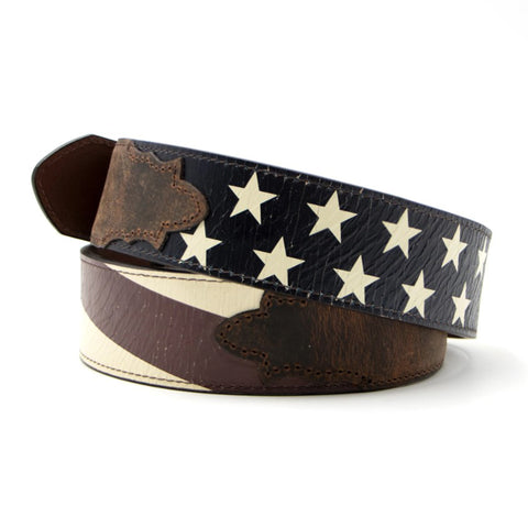Cody James Men's Vintage American flag Belt