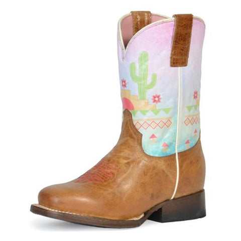Roper Kid's Pretty Lil Cactus Boots