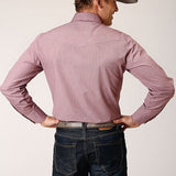 Roper Men's Wine Snap Shirt